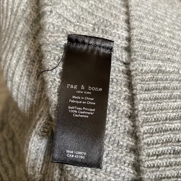 NWT rag & bone Pierce Cashmere Turtleneck Dress - Picture 9 of 10